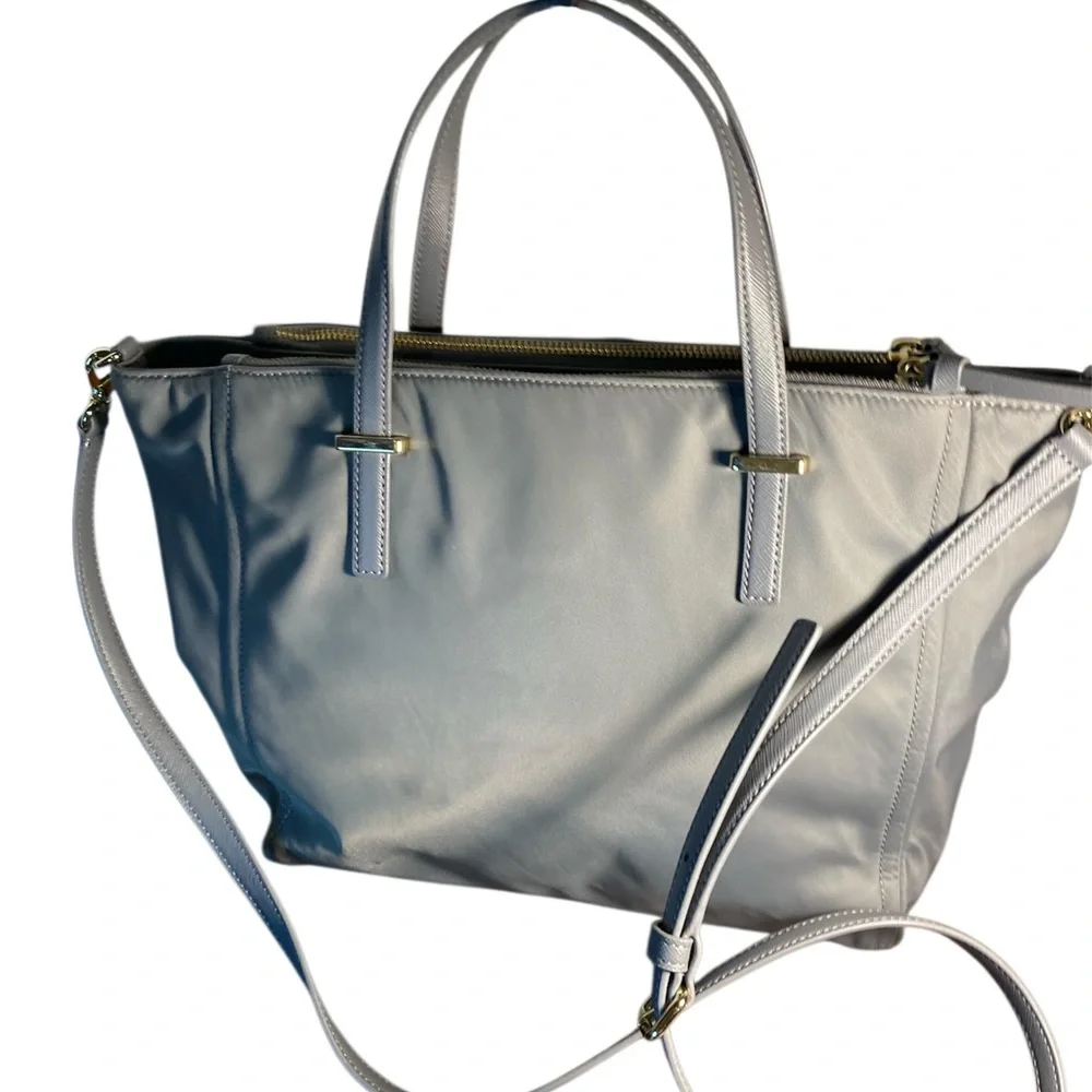 Kate Spade Light Gray Tote Bag